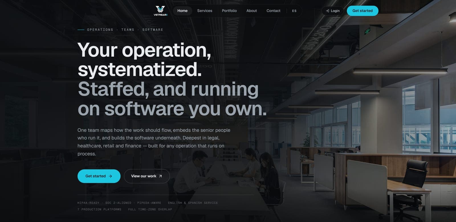 VstreamX Platform interface